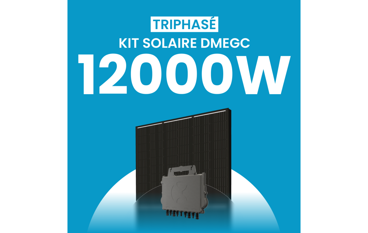 Kit solaire 12000W DMEGC – Micro-onduleurs QT2 Triphasé