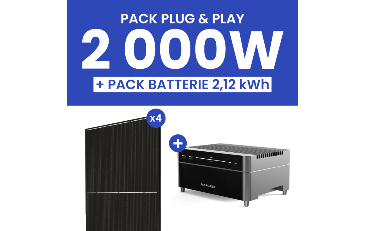 Kit solaire 2000W DualSun avec batterie Marstek Venus A