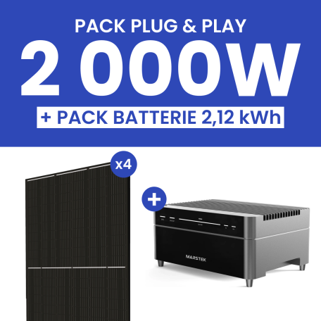 Kit solaire 2000W DualSun avec batterie Marstek Venus A