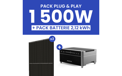 Kit solaire 1500W DualSun avec batterie Marstek Venus A