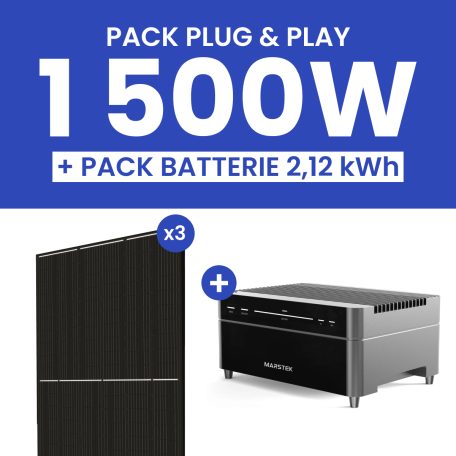Kit solaire 1500W DualSun avec batterie Marstek Venus A