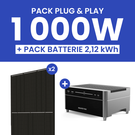 Kit solaire 1000W DualSun avec batterie Marstek Venus A