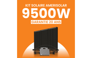 Kit solaire Autoconsommation 9500Wc Amerisolar - Micro-onduleur TSUN
