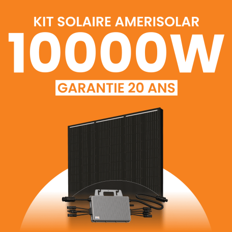 Kit solaire Autoconsommation 10000Wc Amerisolar - Micro-onduleur TSUN