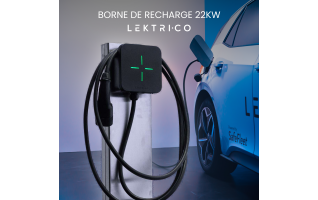 Borne de recharge 22 KW Triphasée - Lektri.co