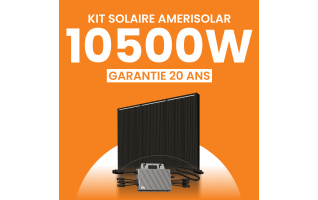 Kit solaire Autoconsommation 10500Wc Amerisolar - Micro-onduleur TSUN