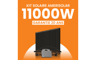 Kit solaire Autoconsommation 11000Wc Amerisolar - Micro-onduleur TSUN