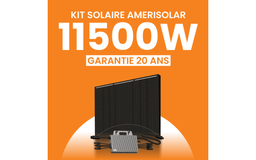 Kit solaire Autoconsommation 11500Wc Amerisolar - Micro-onduleur TSUN