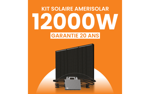 Kit solaire Autoconsommation 12000Wc Amerisolar - Micro-onduleur TSUN