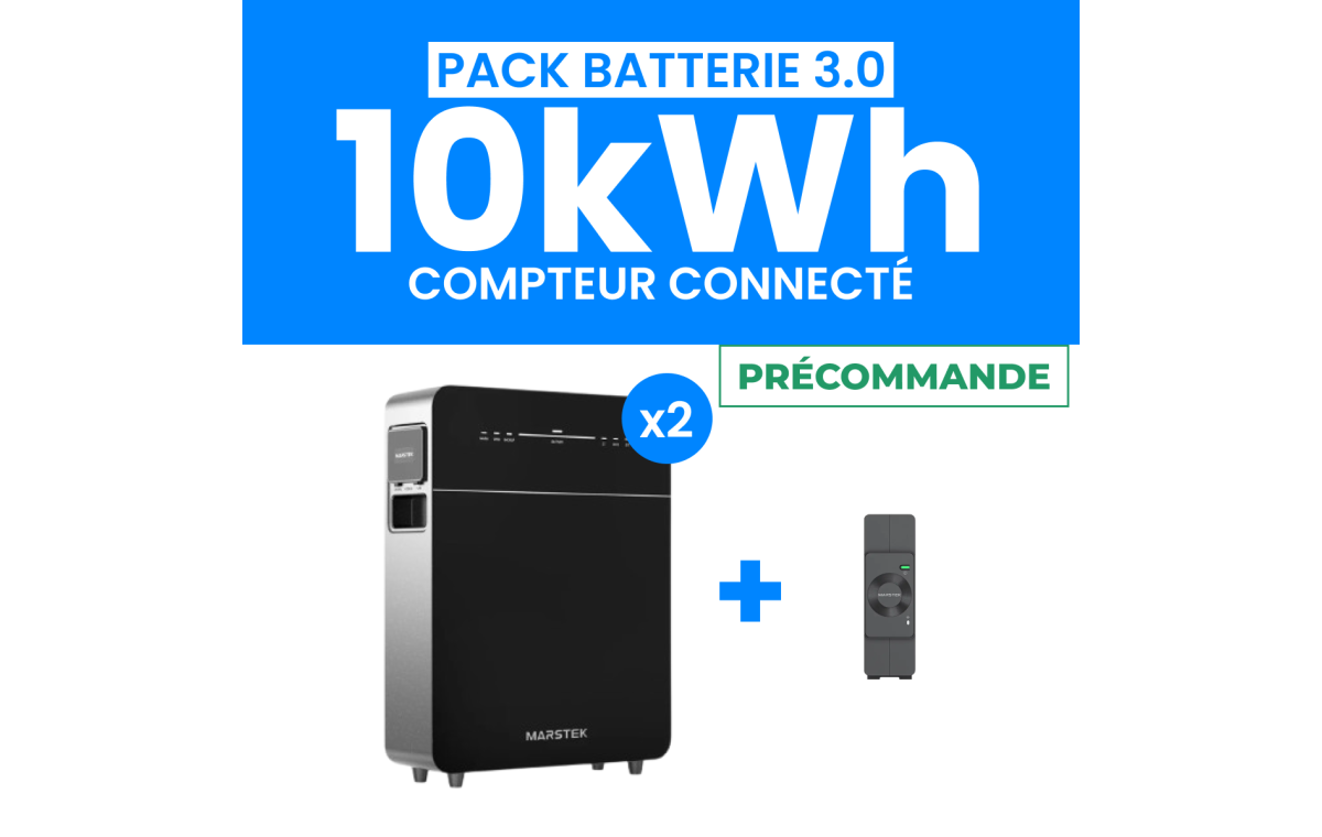Pack Batterie MARSTEK VENUS E 10kWh 3.0 + Compteur CT002