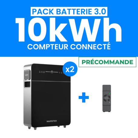 Pack Batterie MARSTEK VENUS E 10kWh 3.0 + Compteur CT002