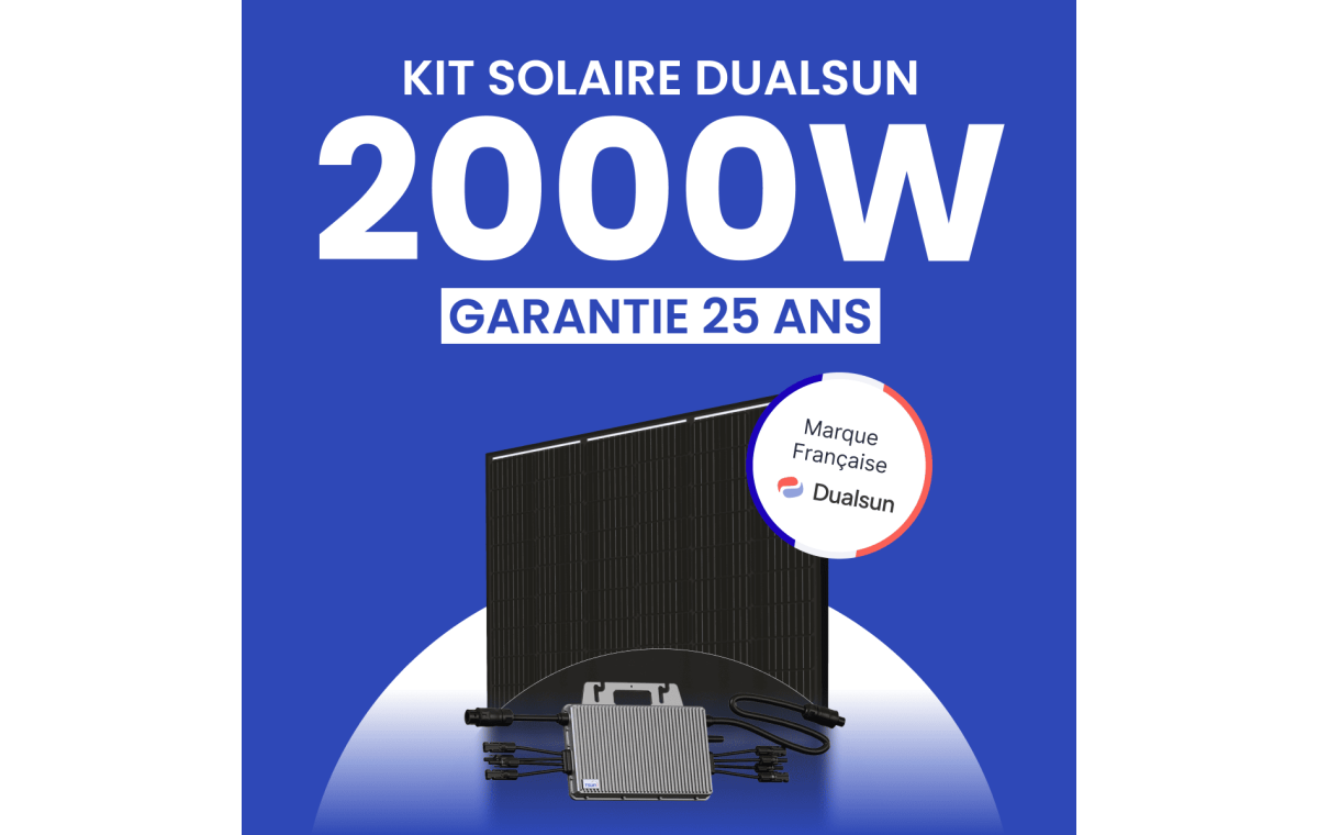 Kit Solaire 2000W Marque française - Micro onduleurs TSUN