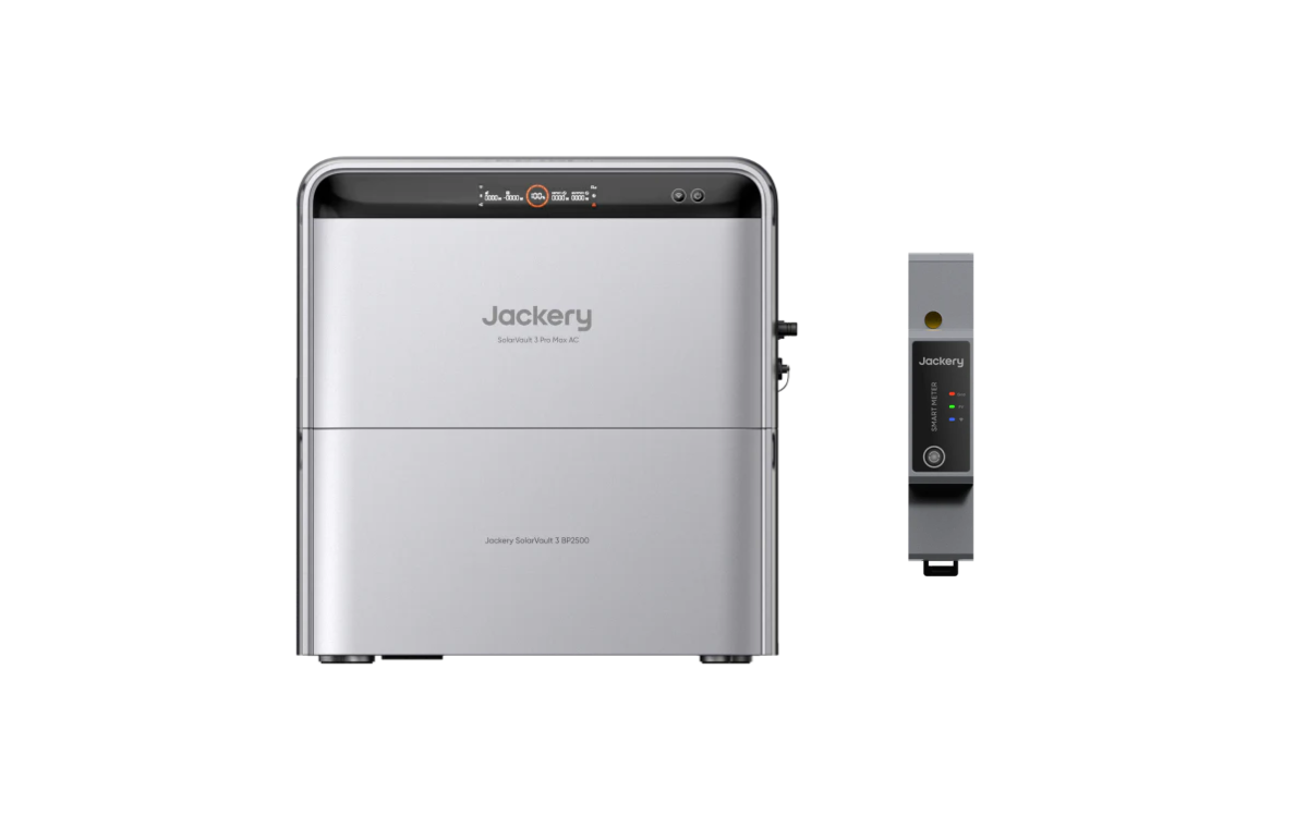 Pack Batterie Solaire Jackery SolarVault 3 Pro Max AC 5,04kWh avec Smartmeter