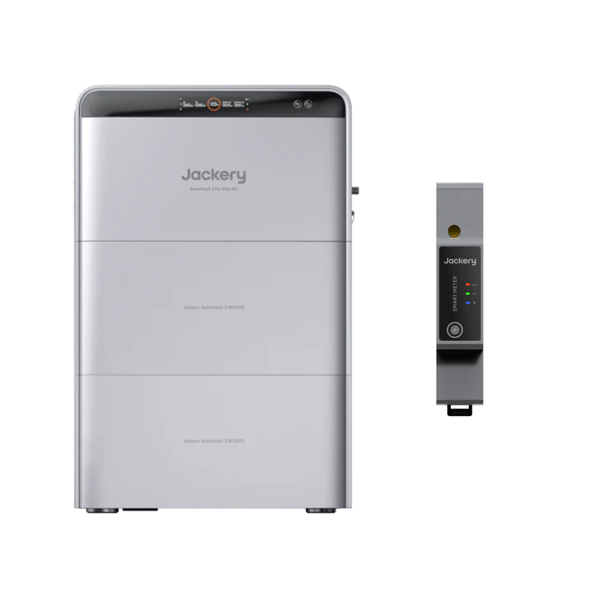 Pack Batterie Solaire Jackery SolarVault 3 Pro Max AC 7,56kWh avec Smartmeter