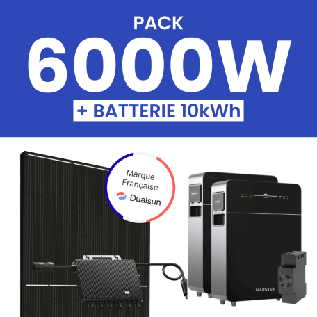 Kit solaire 6000W Dualsun avec Pack Batterie Marstek 10kWh