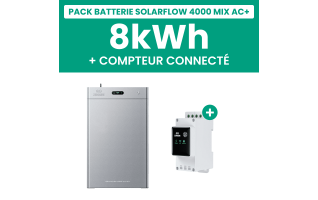 Pack Batterie solaire Zendure SolarFlow 4000 Mix AC+ 8 kWh