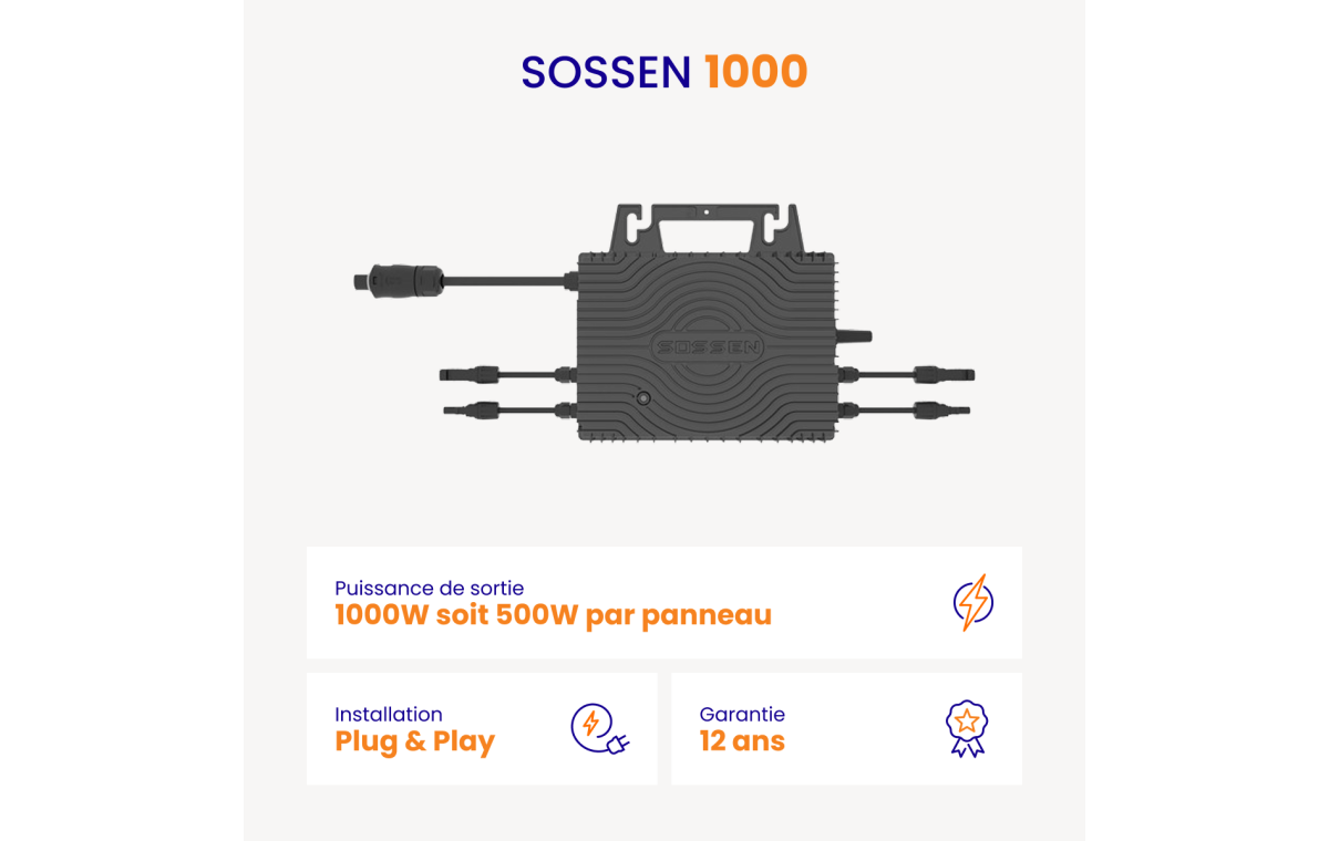 Micro-onduleur SOSSEN 1000