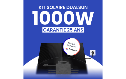 Kit panneau solaire plug and play 1000W DualSun avec mico-onduleur Sossen 1000