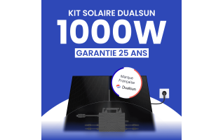 Kit panneau solaire plug and play 1000W DualSun avec mico-onduleur Sossen 1000