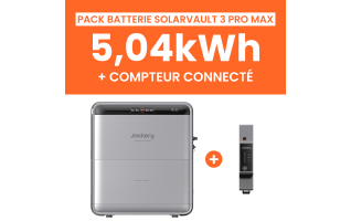 Pack Batterie Jackery SolarVault Pro Max AC 5,04 kWh