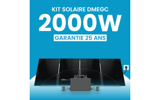 Kit Solaire Plug & Play 2000W DMEGC 500Wc - Micro-onduleur SOSSEN 2000