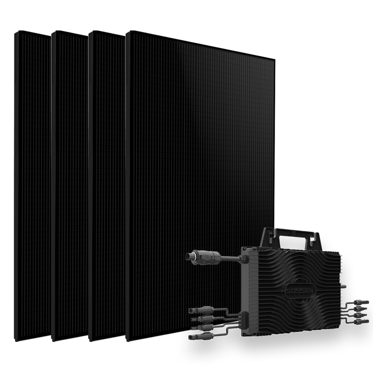 Kit Solaire Plug & Play 2000W DMEGC 500Wc - Micro-onduleur SOSSEN 2000