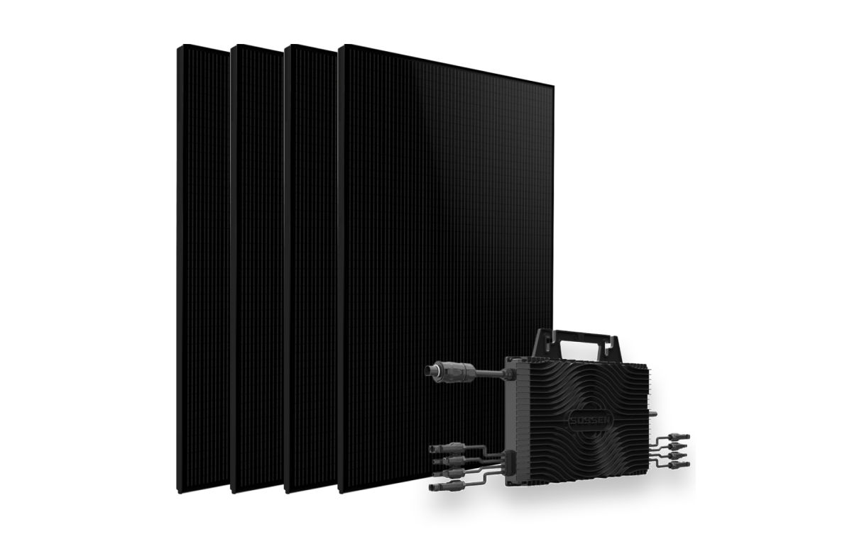 Kit Solaire Plug & Play 2000W DualSun 500Wc + Micro-onduleur SOSSEN 2000