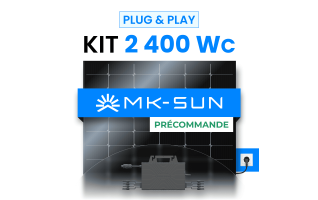 Kit Solaire Plug & Play 2400W MK-SUN 600Wc + Micro-onduleur SOSSEN 2000