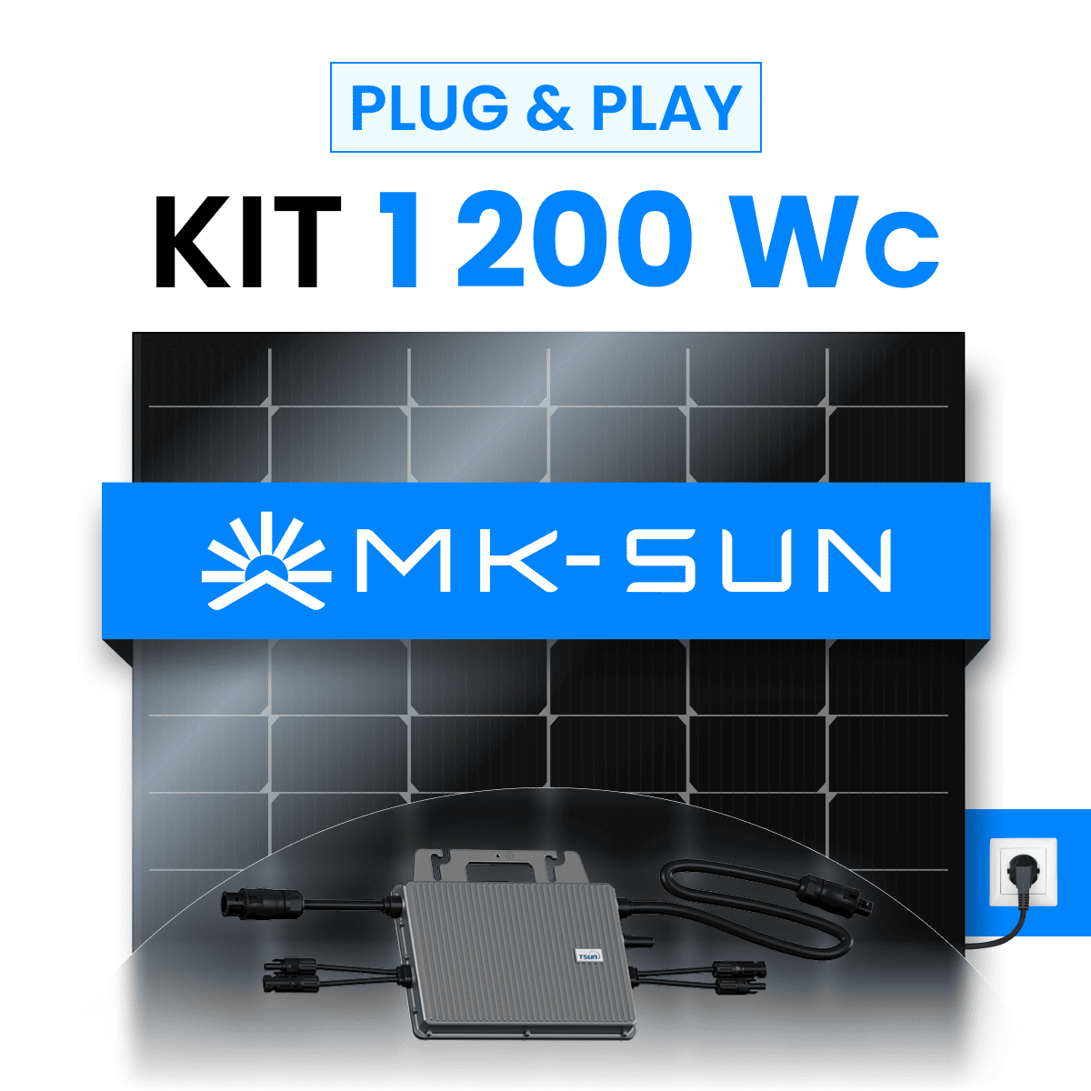 Kit solaire Plug & Play MK-SUN 1200Wc