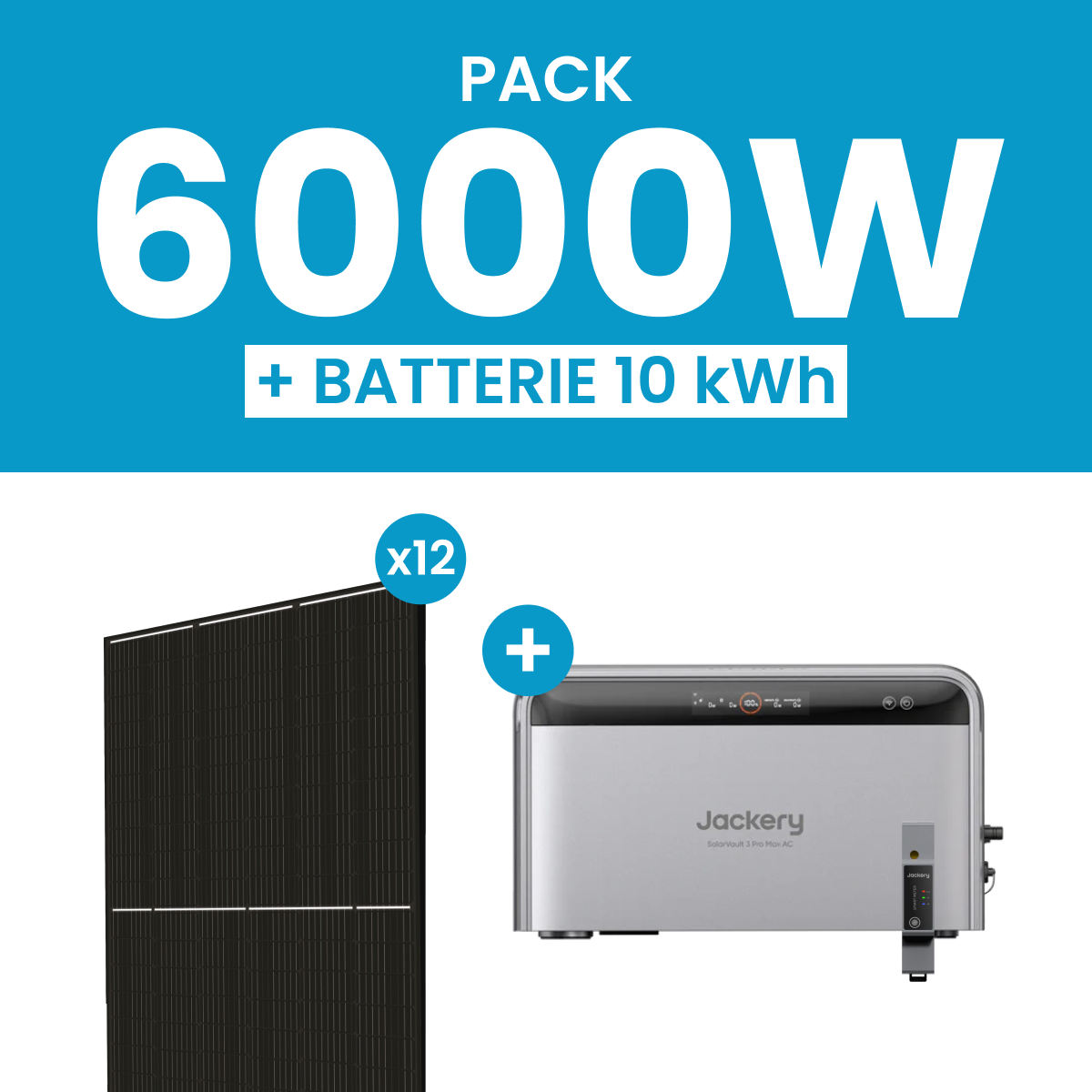 KIT 6000 DMEGC TSUN + JACKERY 10kWh + SMARTMETER