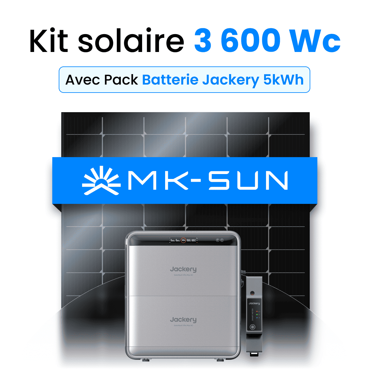 KIT 3600 MK-SUN + JACKERY 5kWh + SMARTMETER