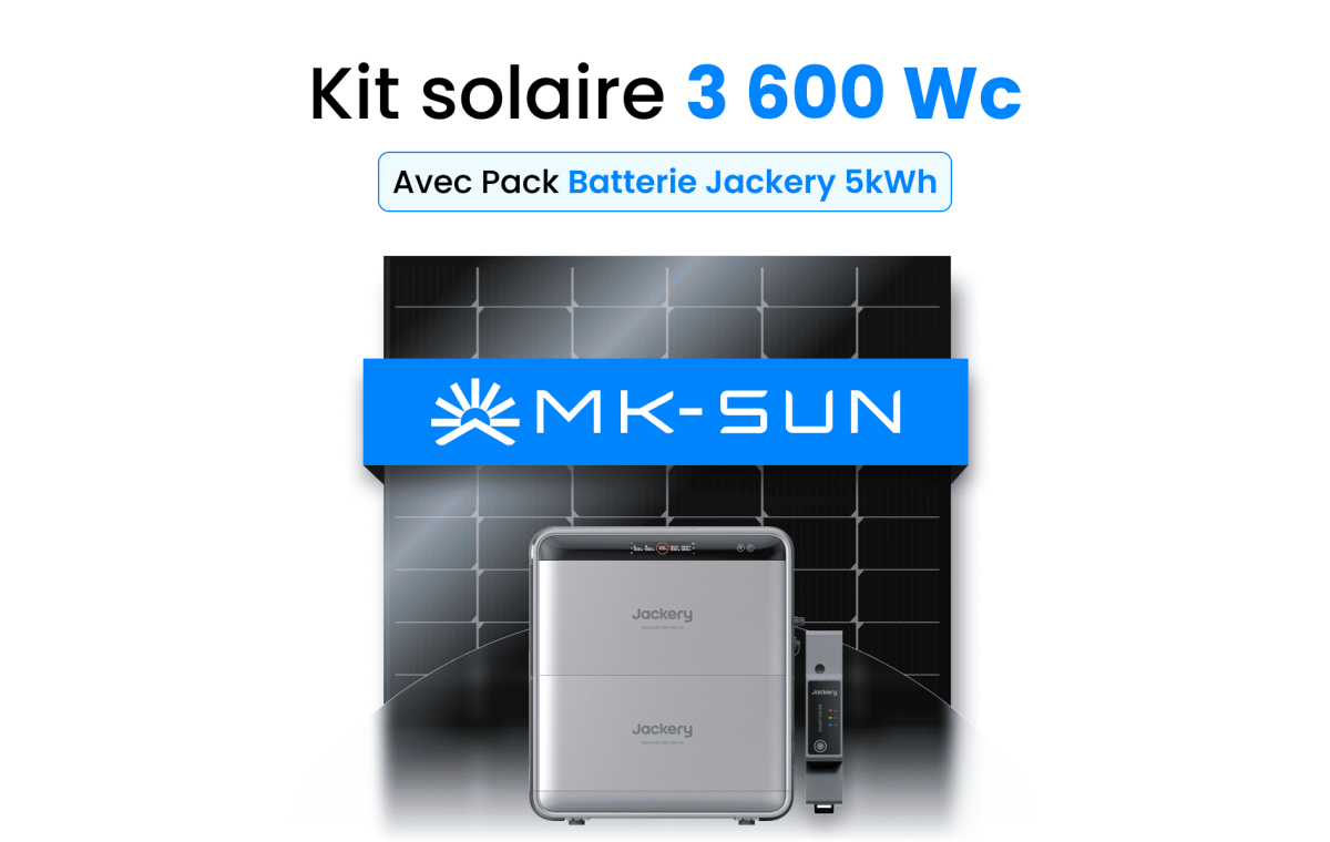 KIT 3600 MK-SUN + JACKERY 5kWh + SMARTMETER