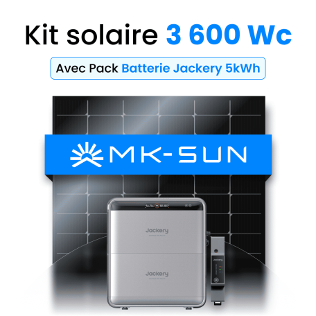 KIT 3600 MK-SUN + JACKERY 5kWh + SMARTMETER