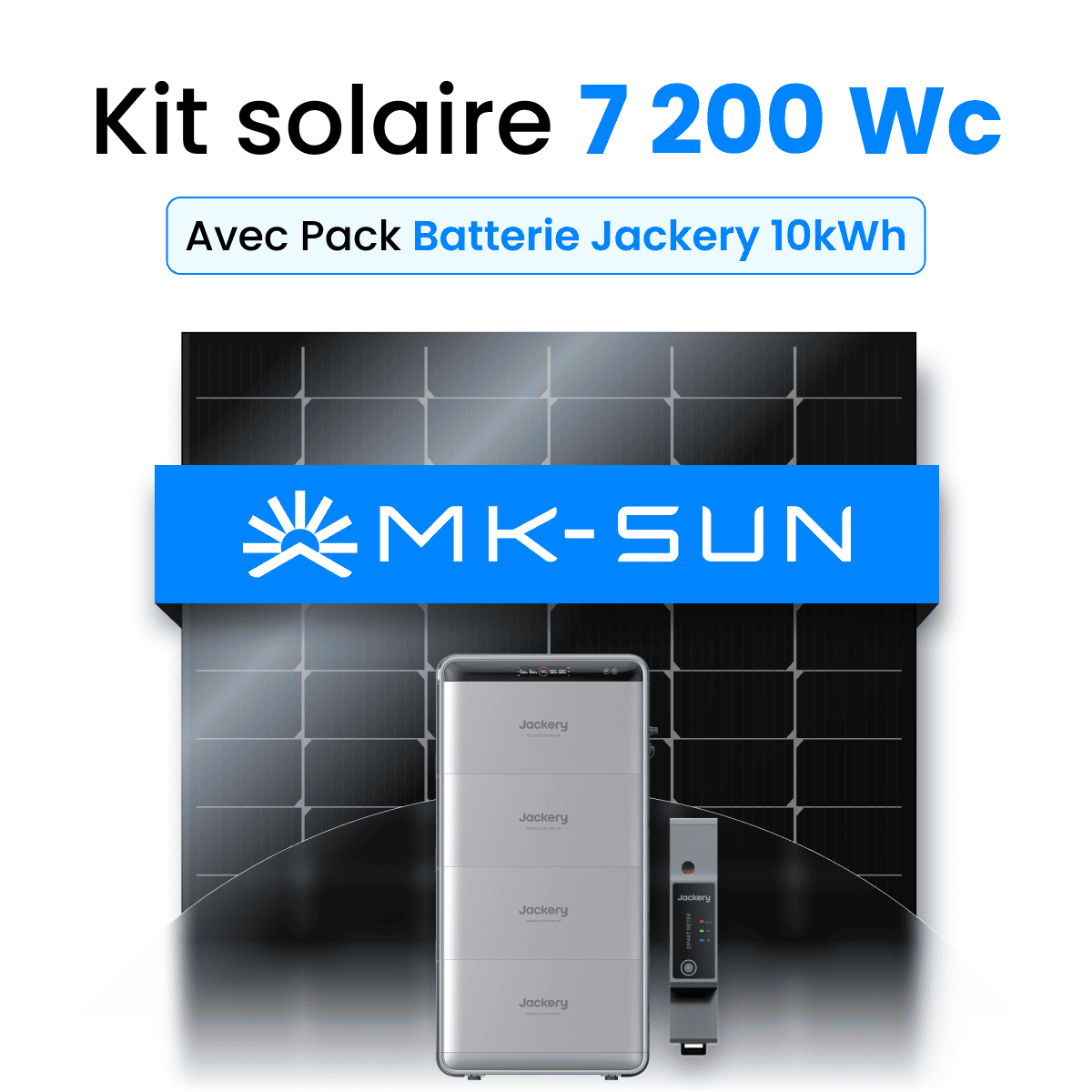 KIT 7200 MK-SUN + JACKERY 10kWh + SMARTMETER
