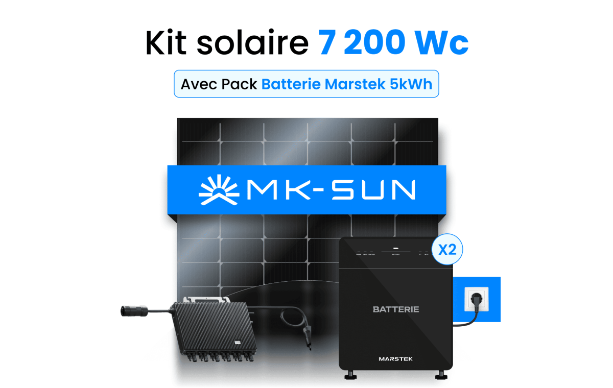 Kit solaire 7200W MK-Sun batterie Marstek 10 Kwh Venus E