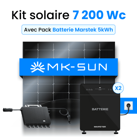 Kit solaire 7200W MK-Sun batterie Marstek 10 Kwh Venus E