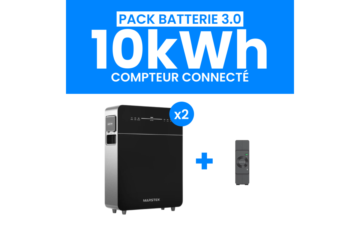 Pack Batterie MARSTEK VENUS E 10kWh 3.0 + Compteur CT002