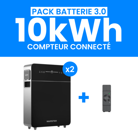 Pack Batterie MARSTEK VENUS E 10kWh 3.0 + Compteur CT002