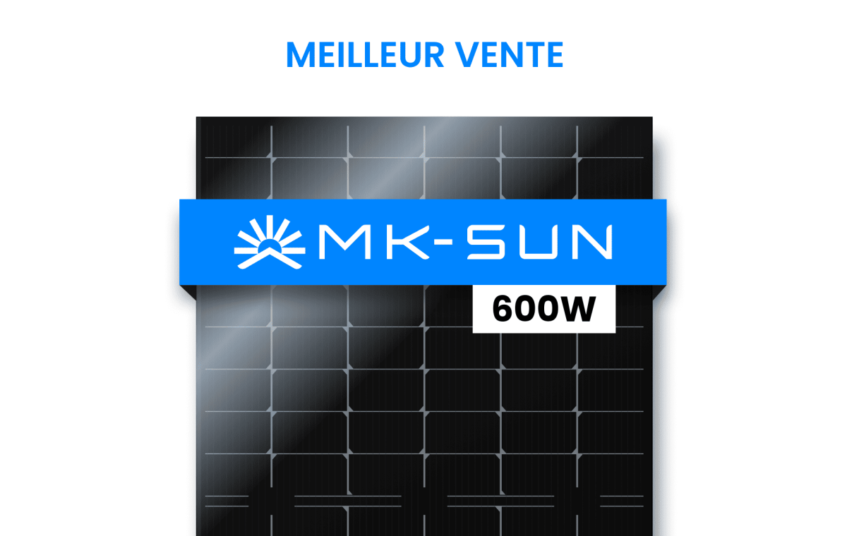 Panneau Solaire MK-SUN 600Wc Bifacial Biverre