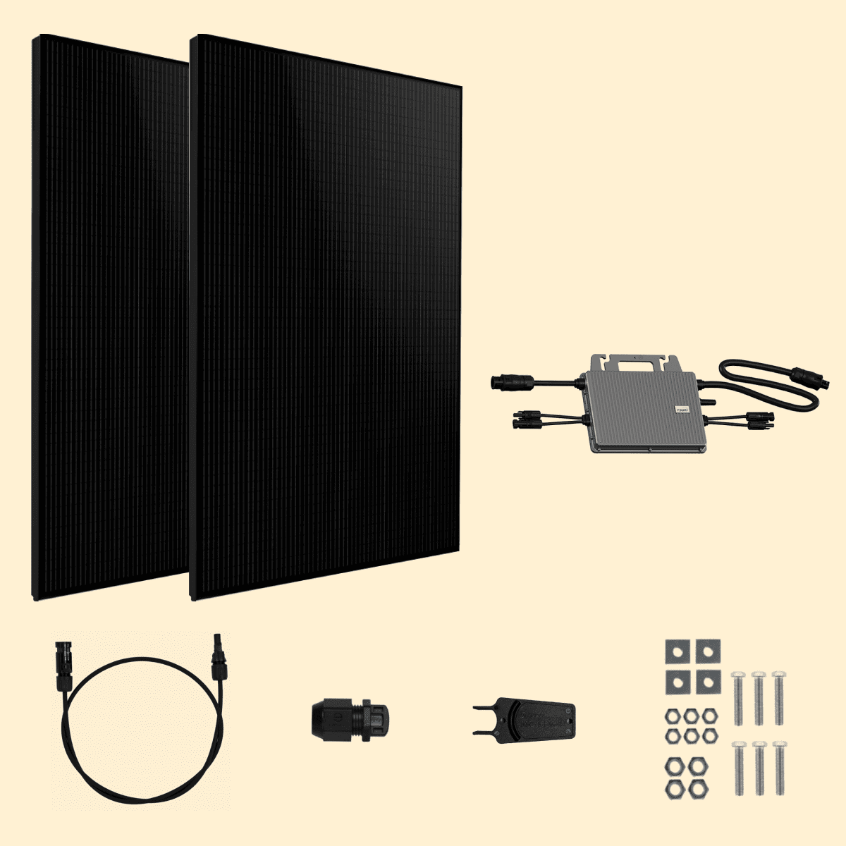 Kit solaire Autoconsommation 1000Wc Amerisolar - Micro-onduleur TSUN