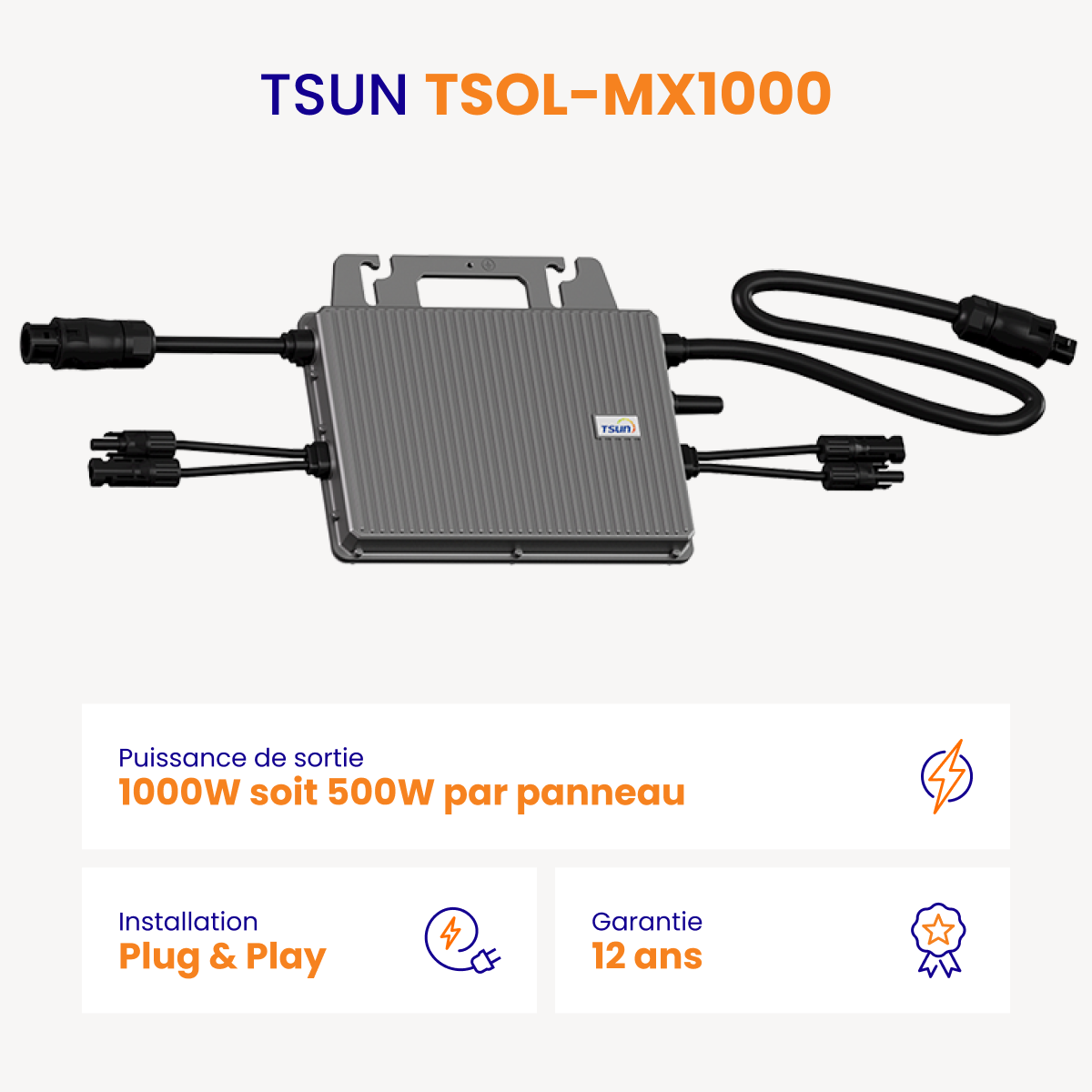 Micro-onduleur TSUN TSOL-MX1000