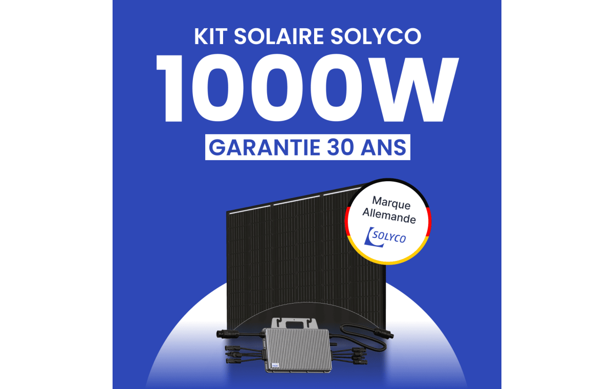 Kit Solaire Autoconsommation 1000W SOLYCO - Micro-Onduleur TSUN