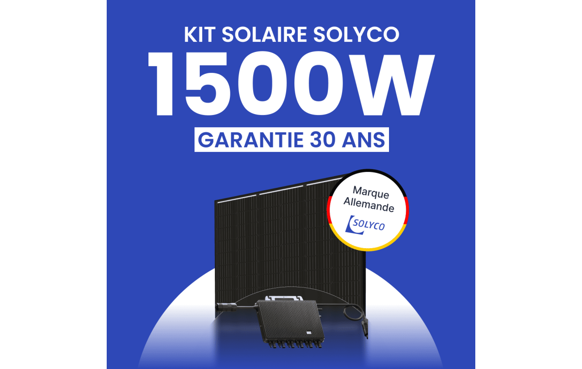 Kit Solaire Autoconsommation 1500W SOLYCO - Micro-onduleur TSUN