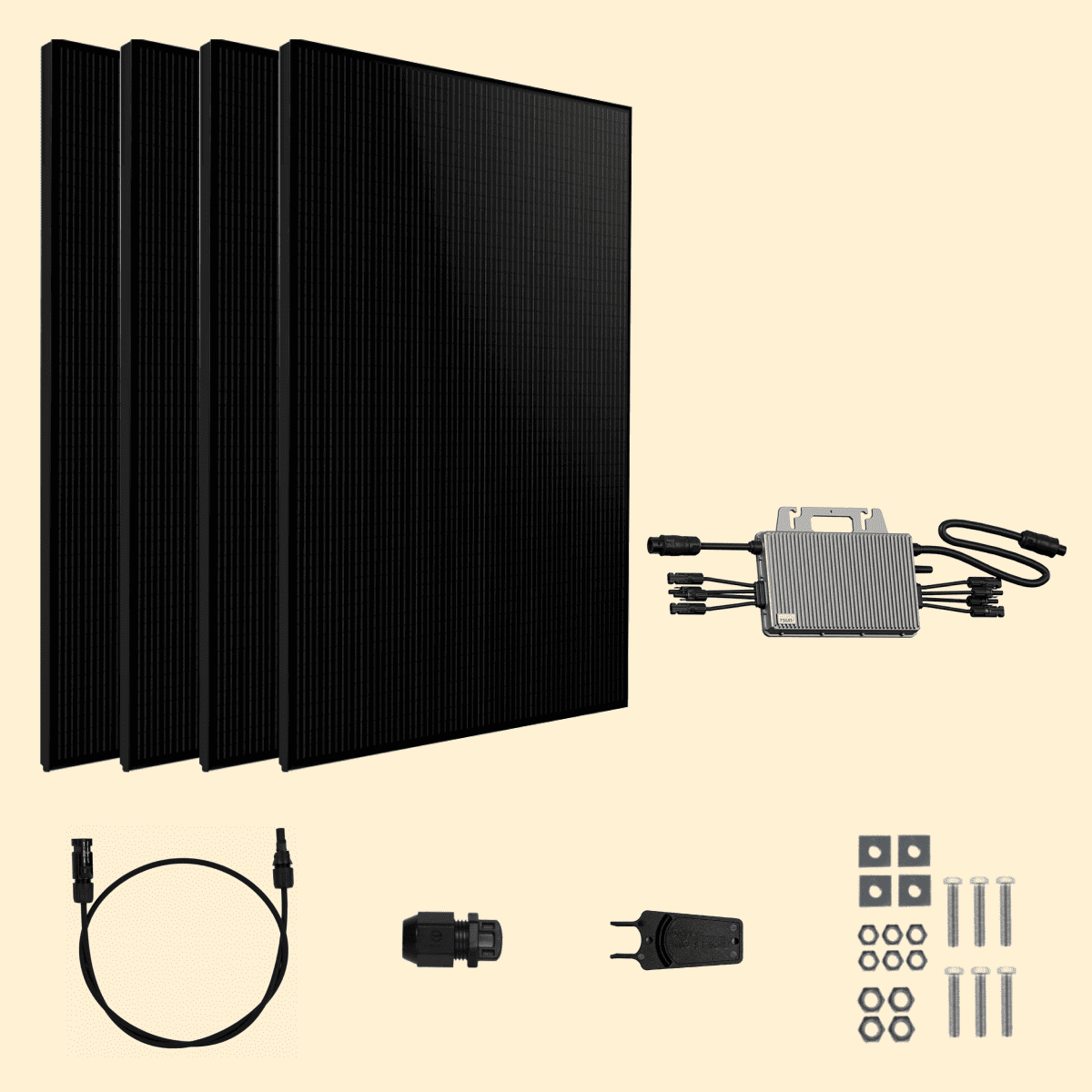 Kit Solaire Autoconsommation 2000W SOLYCO - Micro-onduleur TSUN