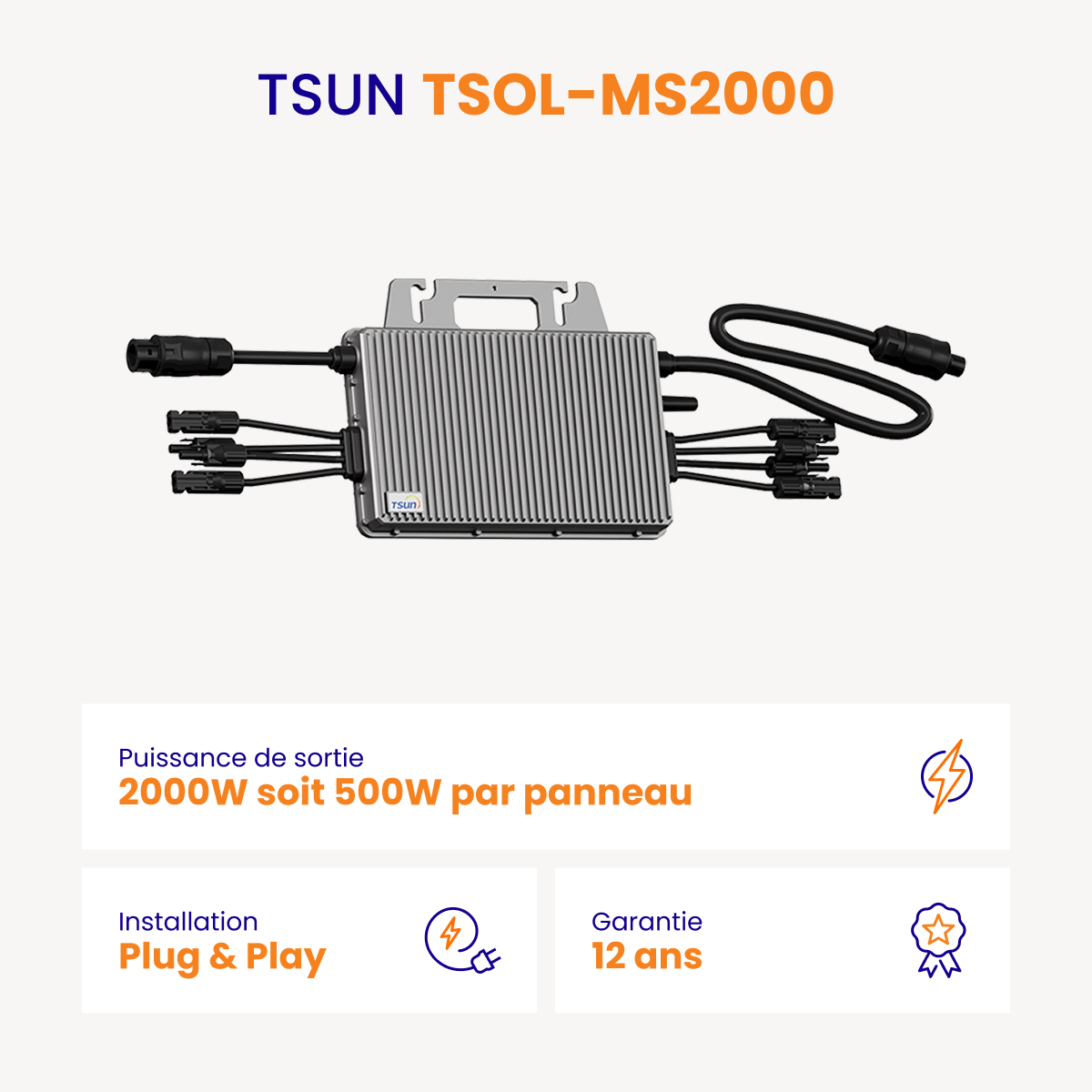 Micro-onduleur TSUN TSOL-MS2000