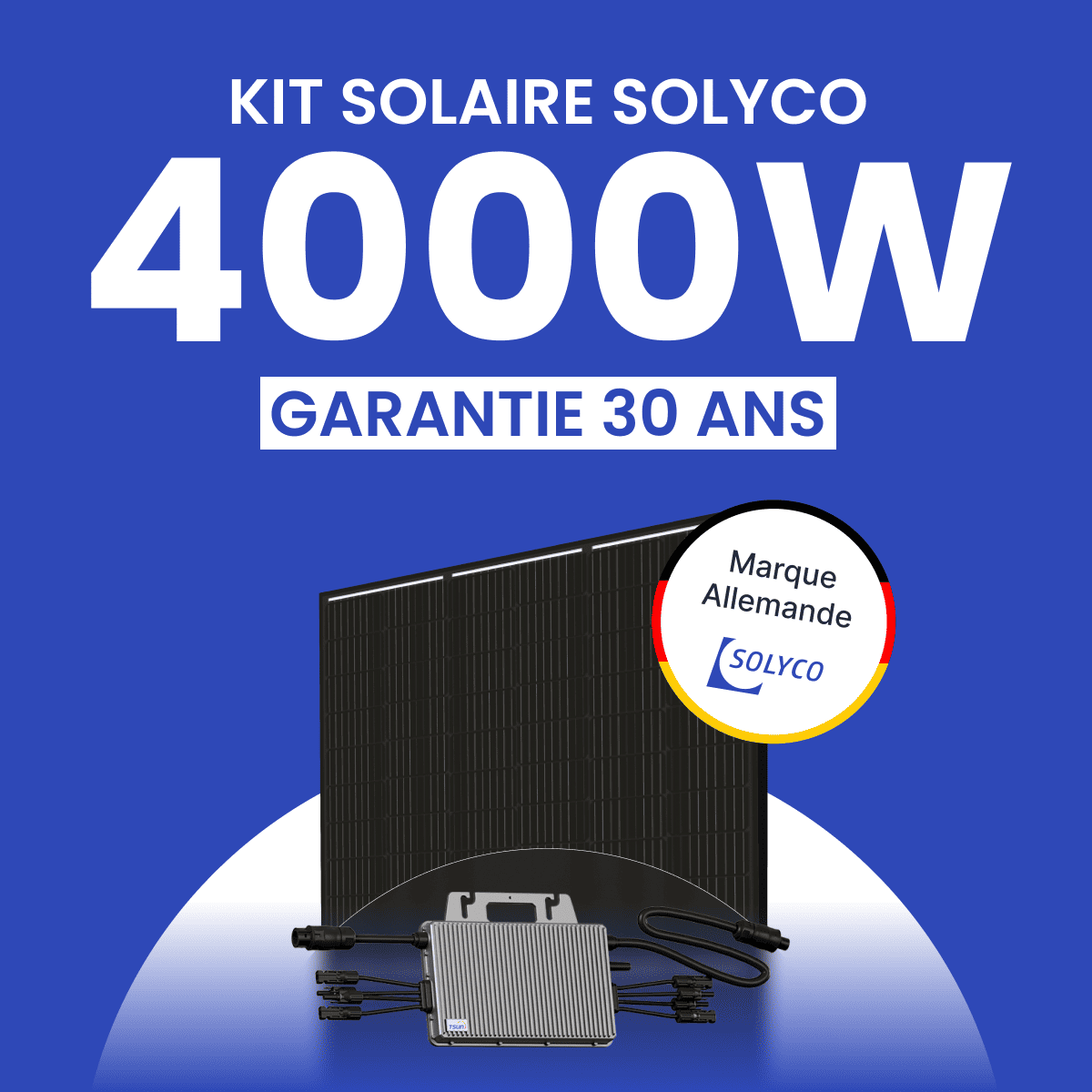 Kit Solaire Autoconsommation 4000W SOLYCO - Micro-onduleur TSUN