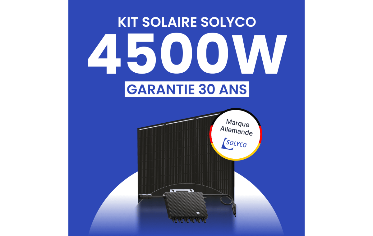 Kit Solaire Autoconsommation 4500W SOLYCO - Micro-onduleur TSUN