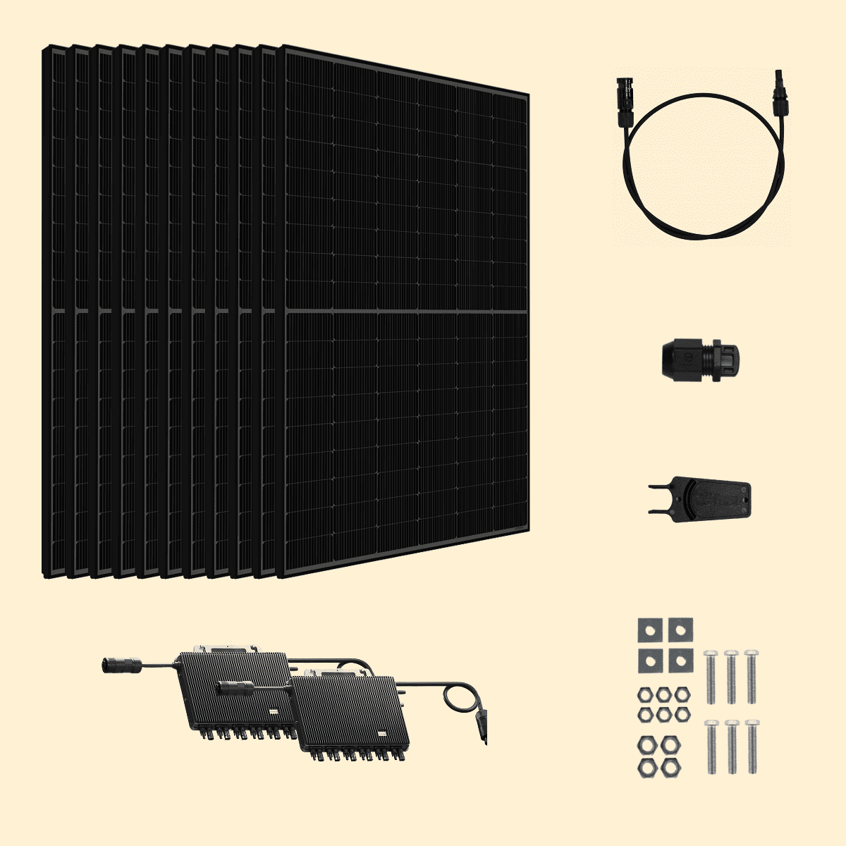 Kit Solaire Autoconsommation 5500W SOLYCO - Micro-onduleur TSUN