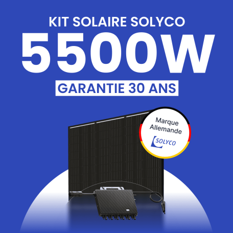 Kit Solaire Autoconsommation 5500W SOLYCO - Micro-onduleur TSUN