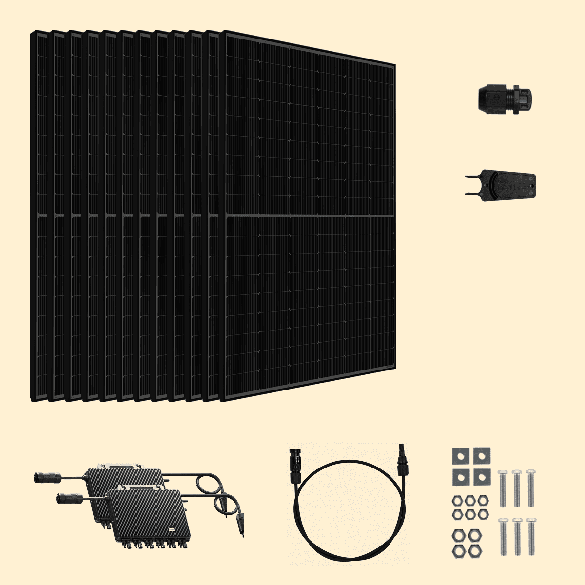 Kit Solaire Autoconsommation 6000W SOLYCO - Micro-onduleur TSUN